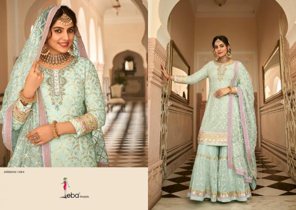 Eba Armani 3 Wedding Wear Georgette Designer Salwar Kameez